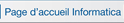 Page d’accueil Informatica